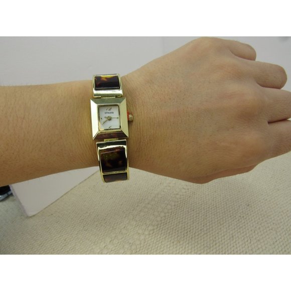 NWOT   CHICO’S FAUX-TORTOISE STRAP WATCH - Picture 6 of 11